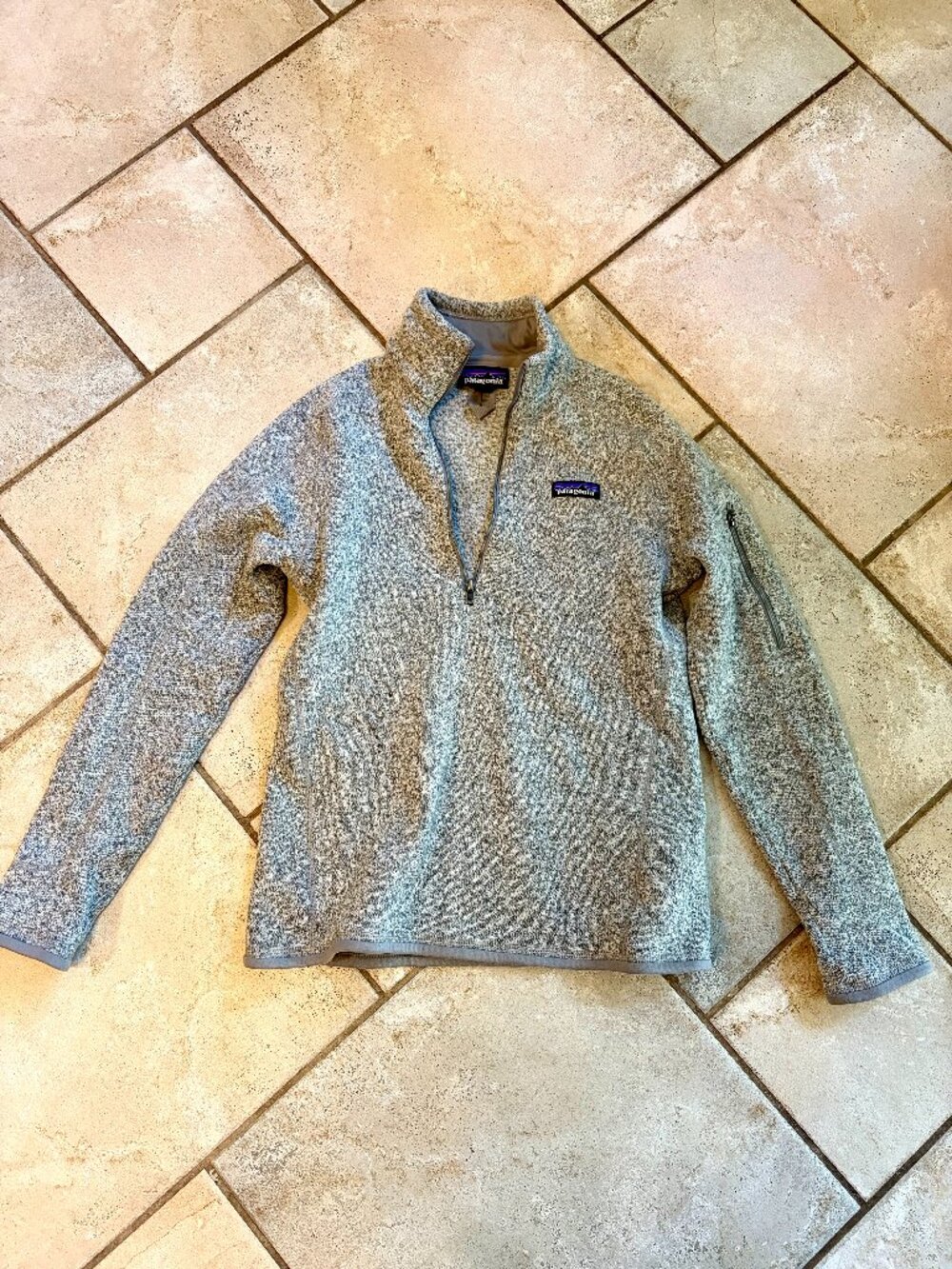 Patagonia, Half-Zip, Sweater, Grey